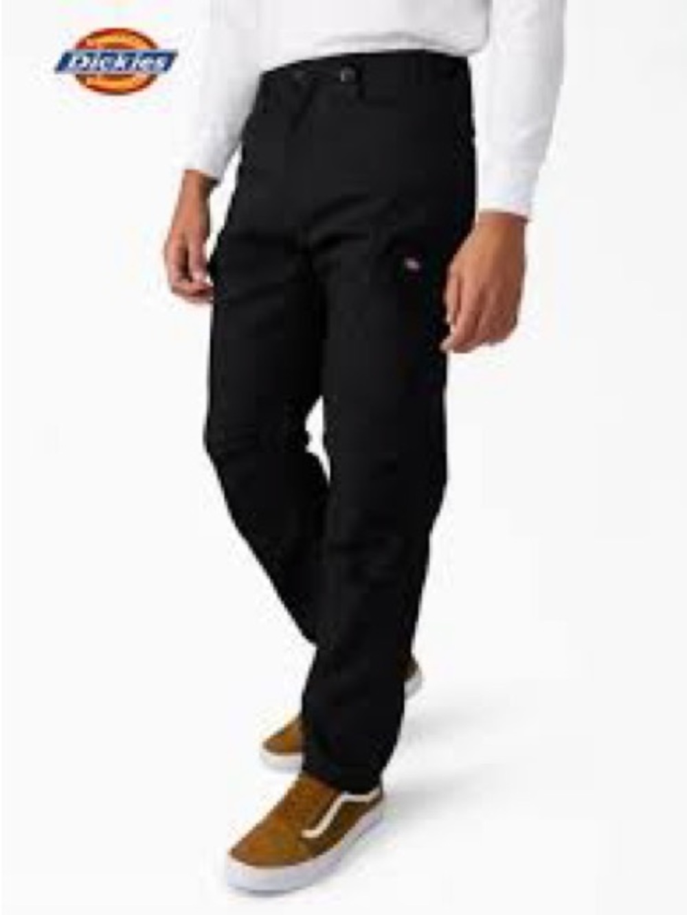 FLEX Regular Fit Duck Cargo Pants - Black - 36x32